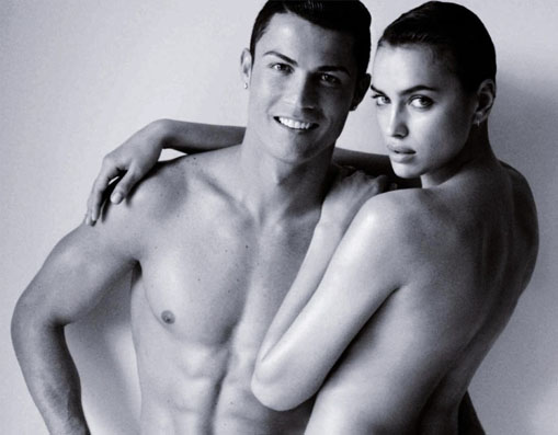 C. Ronaldo và Irina nude trên tạp chí
