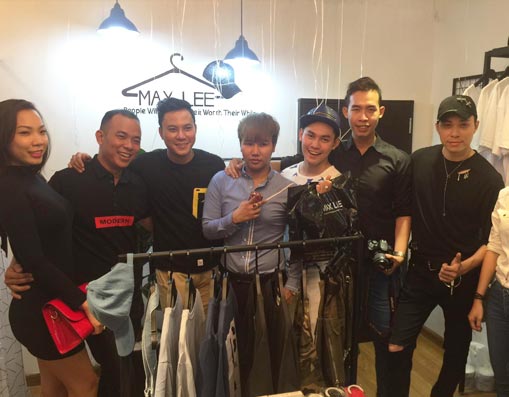 Dàn người mẫu - hot boy hội ngộ trong sự kiện khai trương Max Lee Store