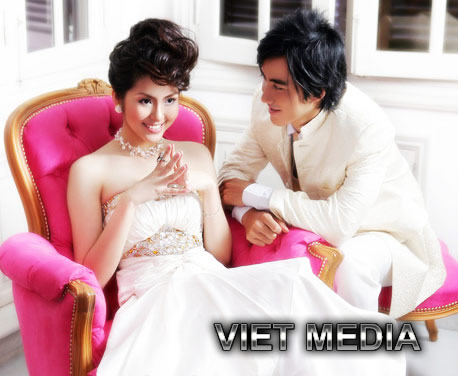 Tăng Thanh Hà cô dâu duyên dáng