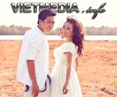 Đoan Trang và Trấn Thành 