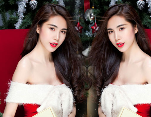 Thủy Tiên xinh tươi đón noel