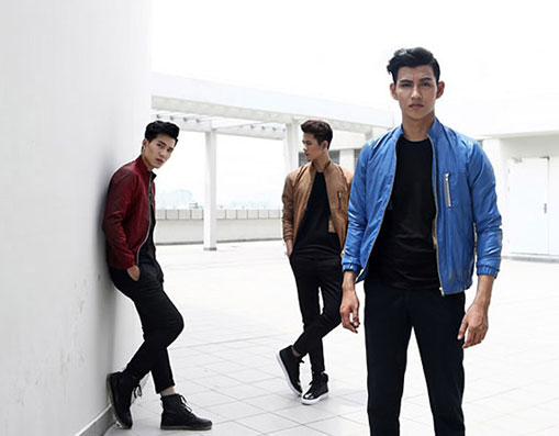 Mốt áo khoác bomber thịnh hành với các chàng trai